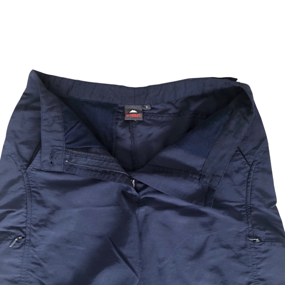 McKinley Convertible Navy Blue Hiking Casual Pants/Shorts Size 8 - Picture 7 of 13